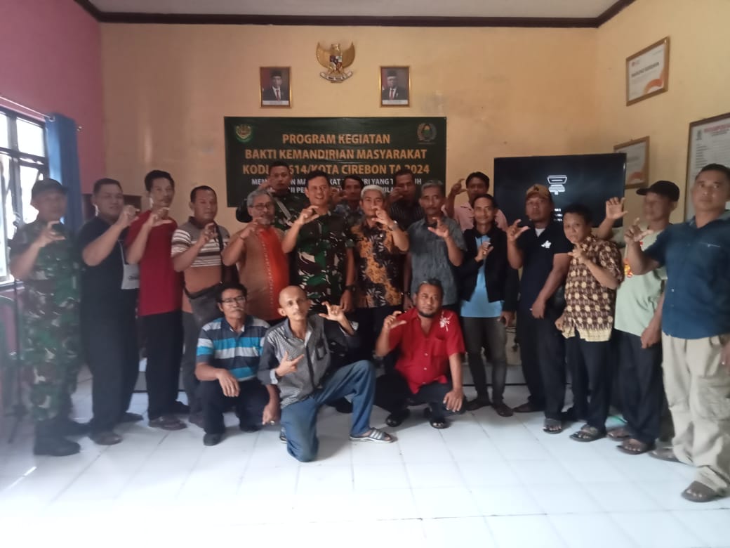 Wujud Peduli TNI AD Kepada Rakyat, Kodim 0614/Kota Cirebon Gelar Kegiatan Bakti Mandiri Masyarakat