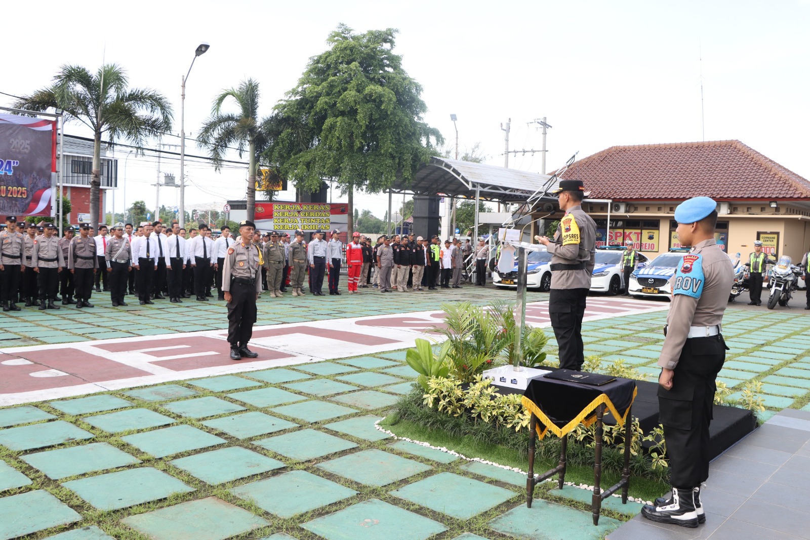 POLRES PURWOREJO DIRIKAN POSPAM GUNA PERSIAPAN NATARU